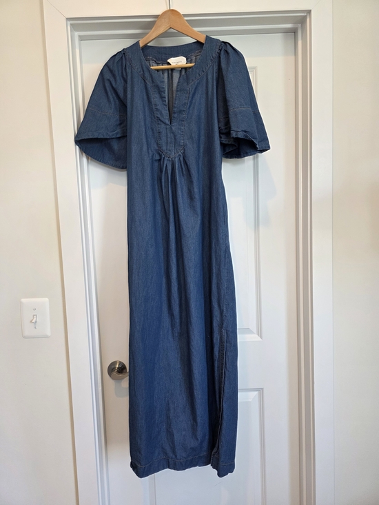 Pomander Place Dresses & Skirts - Pomander Place Blue Denim Maxi Dress
